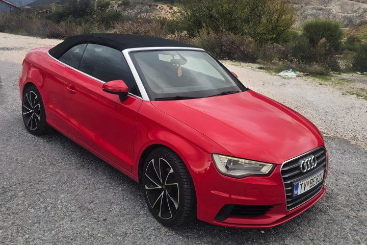 AUDI A3 CABRIO Red