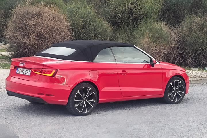 AUDI A3 CABRIO Red