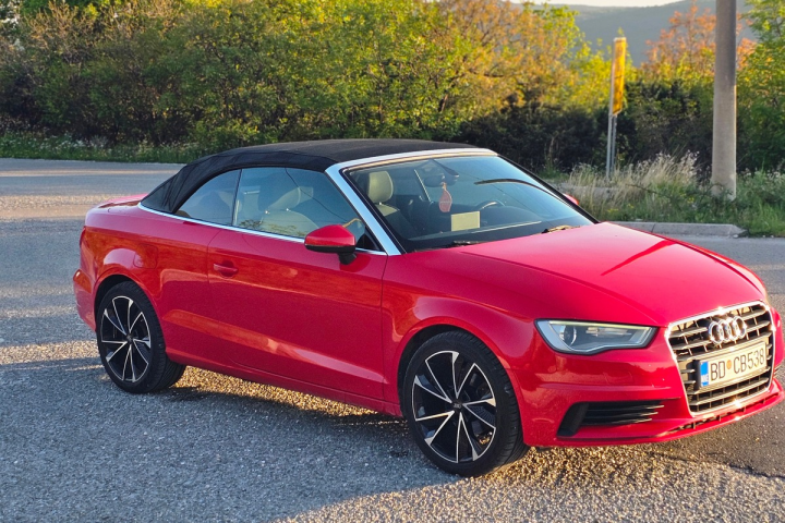 AUDI A3 CABRIO Red