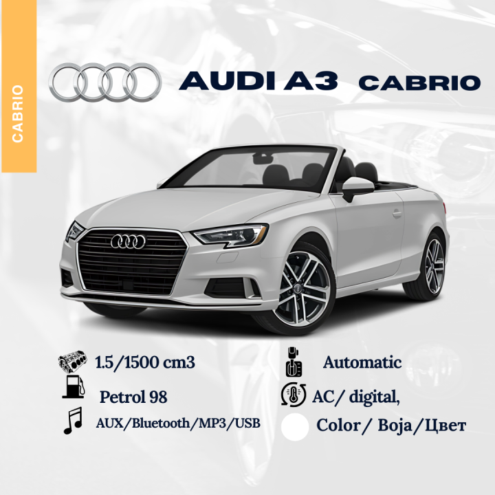 AUDI A3 CABRIO 1,5