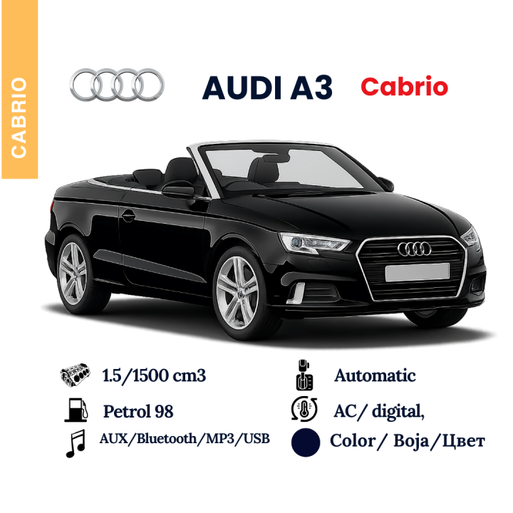 AUDI A3 CABRIO TFSI