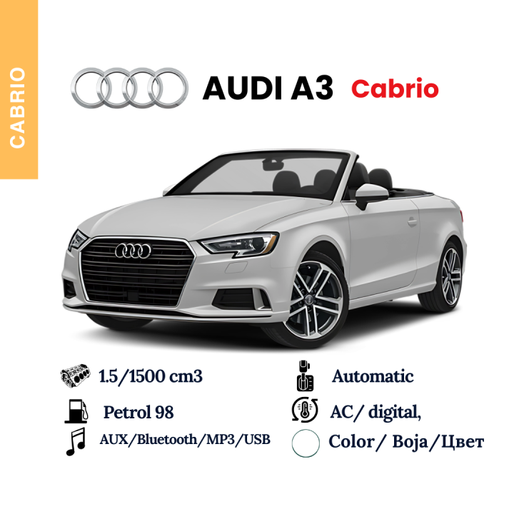 AUDI A3 CABRIO 1,5
