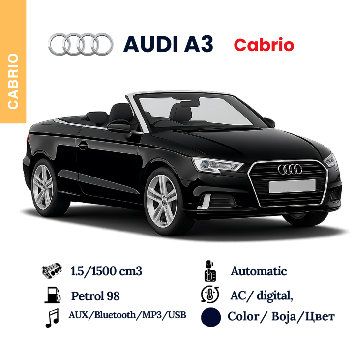 AUDI A3 CABRIO TFSI