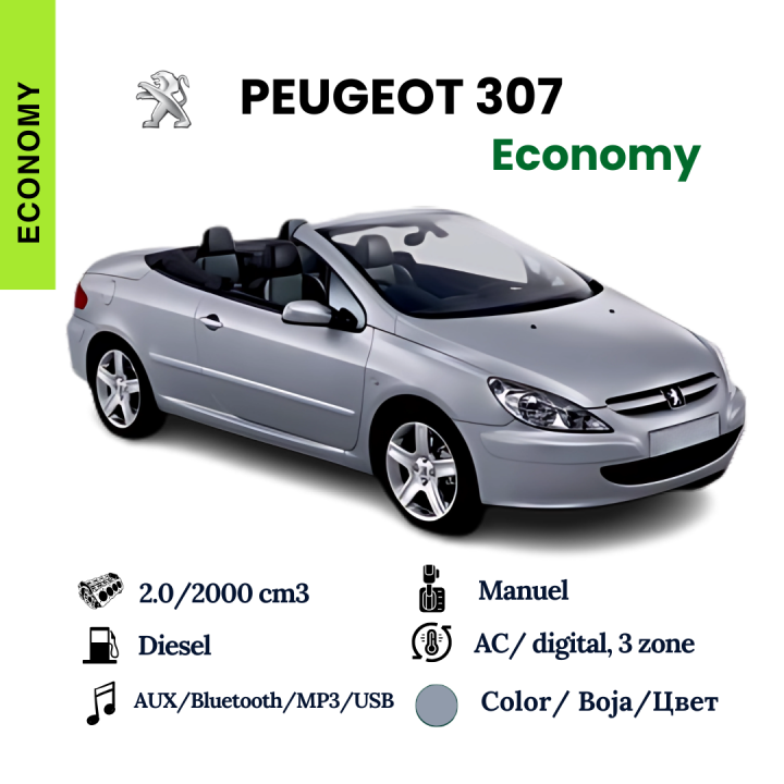 Peugeot 307 CC 2.0 HDI CABRIOLET