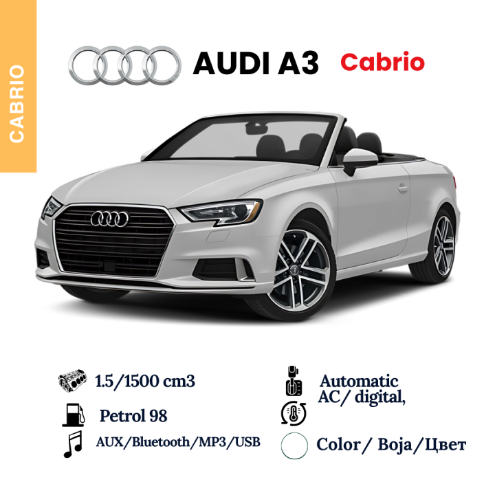 AUDI A3 CABRIO 1,5